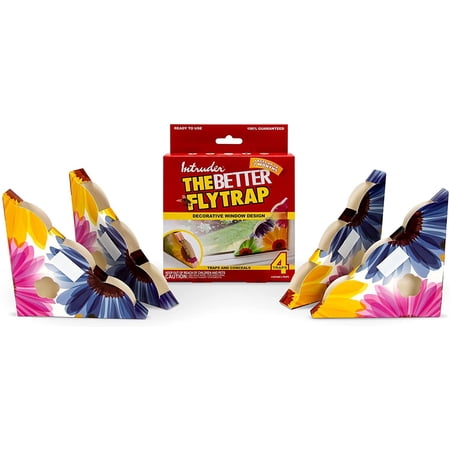Intruder 21080 The Better Flytrap Flying Insect Trap, Floral