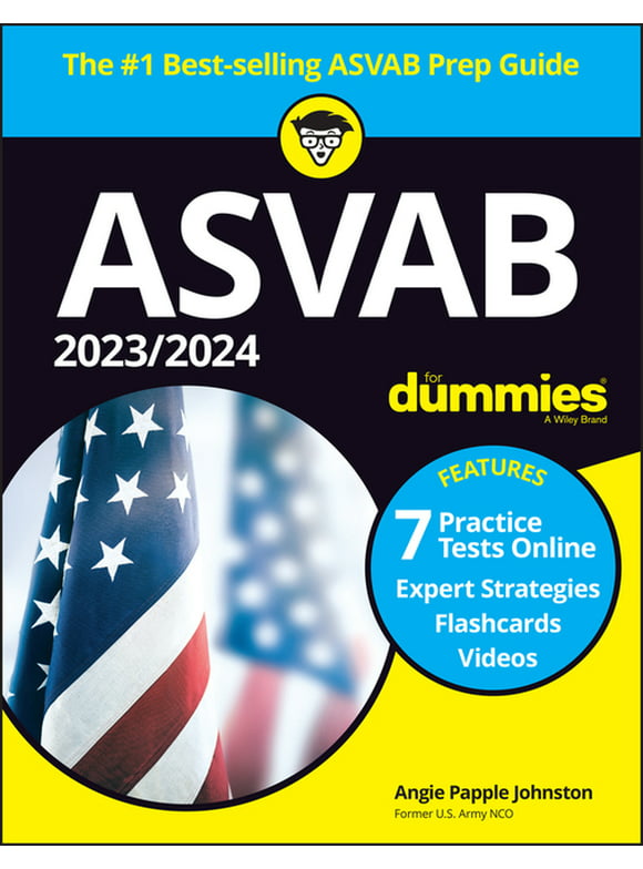2023/2024 ASVAB for Dummies (+ 7 Practice Tests, Flashcards, & Videos Online) (Paperback)