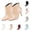 Khaki, variant on Ankle Boots for Women Pointed Toe Dressy Slip On Stiletto High Heels With Back Zipper | Elegant Non Slip Smooth Short Boots, Durable Outsole, Slim Fit For Office Wedding Party