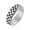 Silver, variant on Stainless Steel 8mm Checkered Fidget Ring for Adults Black White Checkerboard Spinner Ring for Anxiety Relief Black Size 10