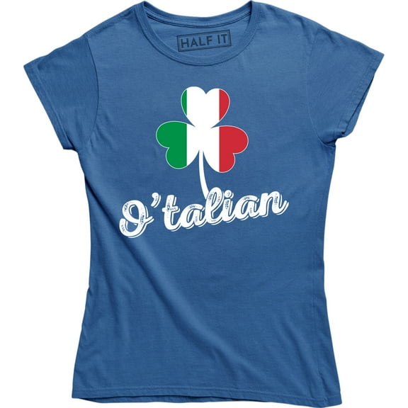 O'Talian Italy Irish Shamrock Flag St Patrick's Day Women's T-Shirt