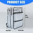 thumbnail image 5 of Sinyiin Oversized 18Inch Anti Statics PVC Technician Backpack Clear Front Panel Industrial Storage Solution For DIY Projects, 5 of 8