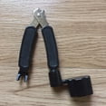 thumbnail image 6 of Black 3 In 1 Guitar String Winder String Cutter Bridge Pin Puller Repair Tool M9Y6, 6 of 8