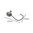 thumbnail image 4 of 20x anzuelos de pesca con forma de huevo, accesorios de cebos, accesorios de pesca, anillos de línea lisa de pesca gruesa ligera, anzuelos porta cebo 3g, 4 of 8