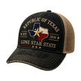 thumbnail image 2 of Gorra Trucker de la Bandera de Texas Vintage con Malla Negra Lavada en la Parte Trasera, Gorra de Béisbol Ajustable para Hombres y Mujeres, 2 of 6