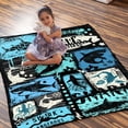 thumbnail image 3 of Shark Blanket Ocean I Just Really Like Sharks Throw Blanket Gifts for Girls Boys Kids Adults Soft Flannel Blanket for Sofa Couch Bed Warm Cozy Home Decor for All Seasons,40"x50"for Kids/Baby, 3 of 7