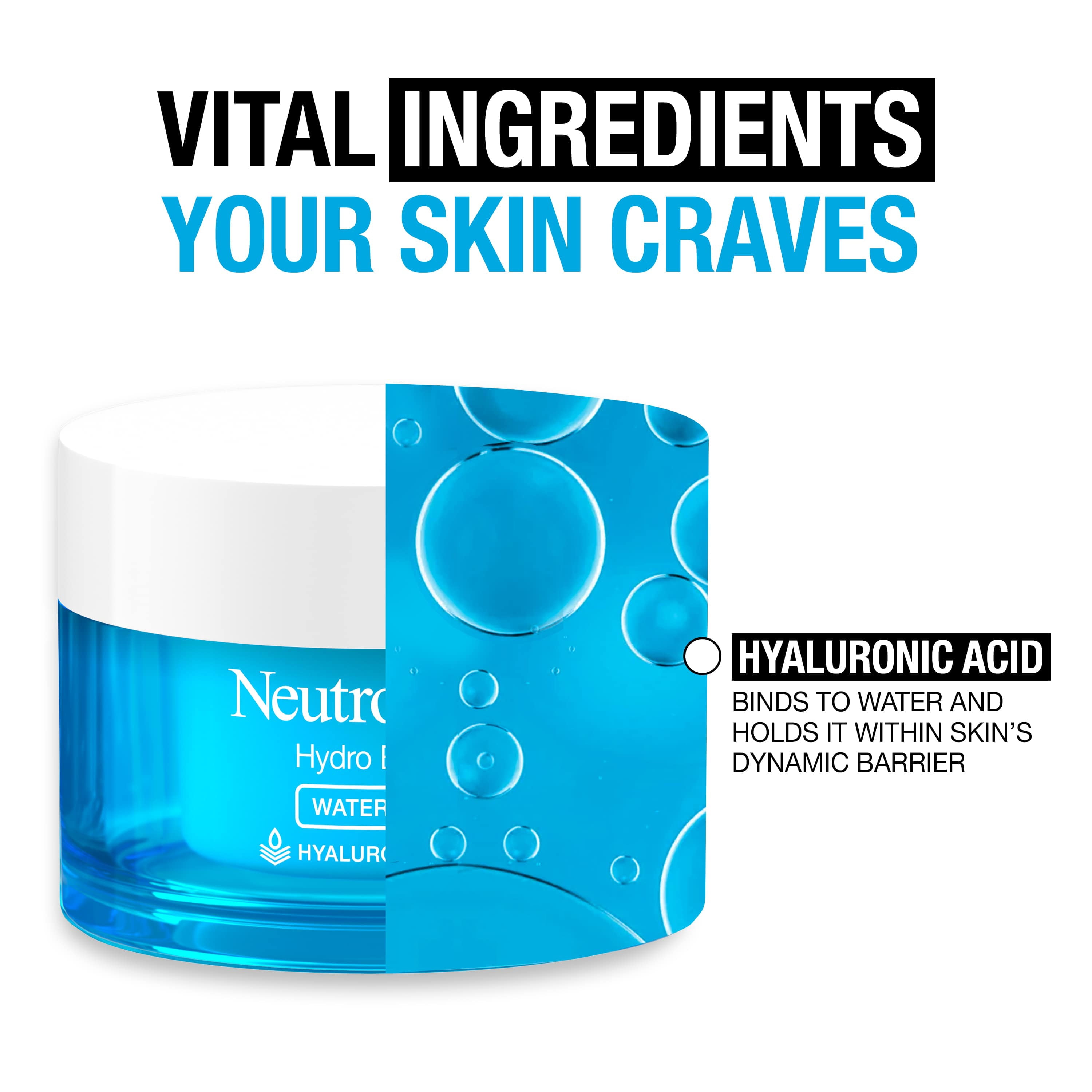 Neutrogena Hydro Boost Trifecta: Water Gel Facial Moisturizer, Gel Cleanser, & Makeup Remover Wipes, Set