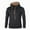 Black, variant on IROINNID Hoodies for Men Casual Trim Color Hooded Sweater Long Sleeve Pullover Pocket Top Coat Sweater,Black