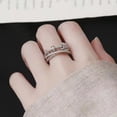 thumbnail image 4 of Anillos antiansiedad para mujeres y hombres, unisex, ajustables, apilables, giratorios, para aliviar la preocupación, 4 of 5