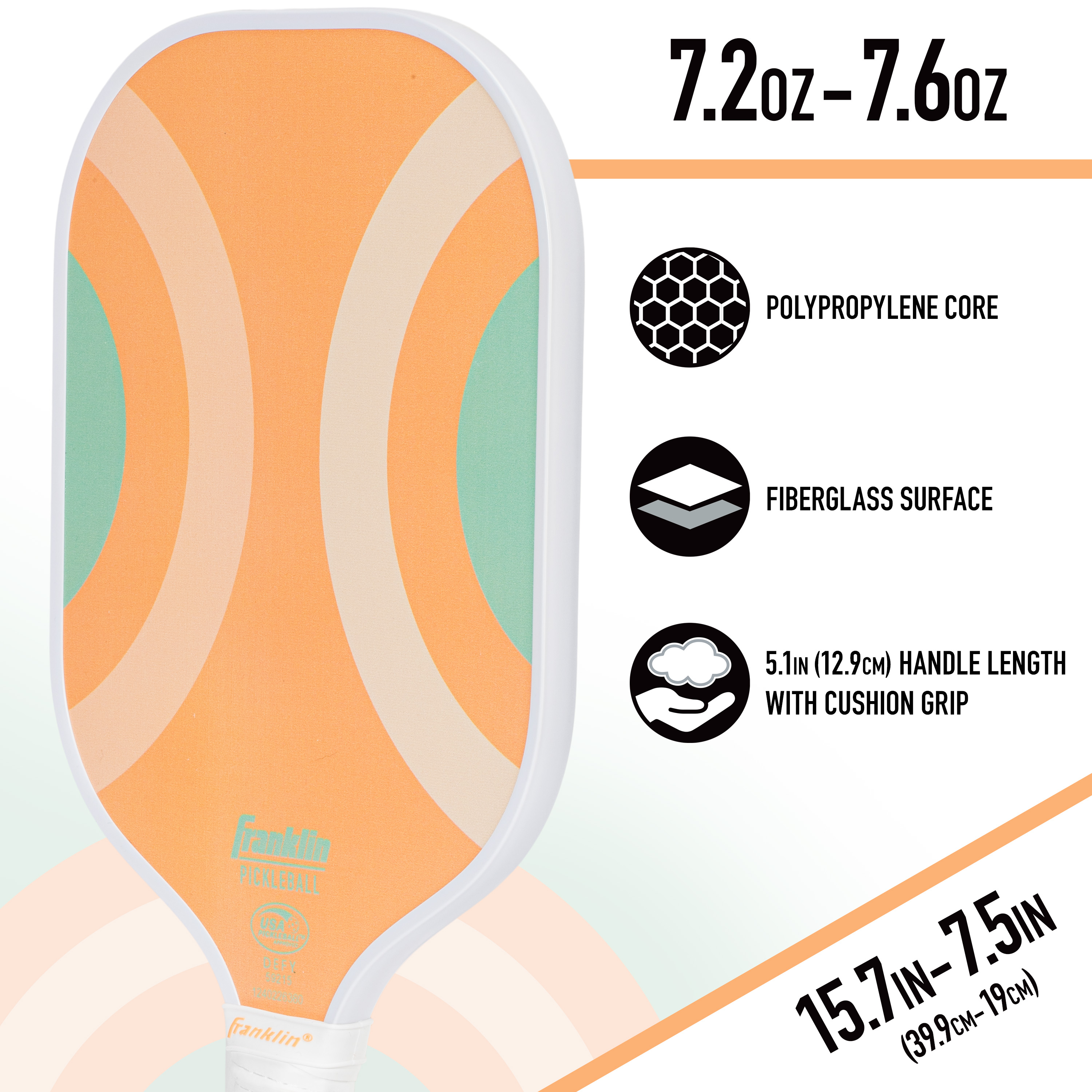 Franklin Sports Polymer Pickleball Paddle Set photo 6