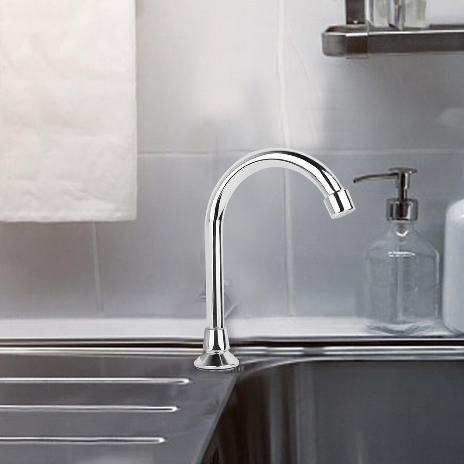 LYUMO G1/2 Bathroom Laboratory Basin Sink Foot Pedal Faucet Medical Hot Cold Copper Pedal Water Tap, Foot Pedal Faucet, Water Faucet