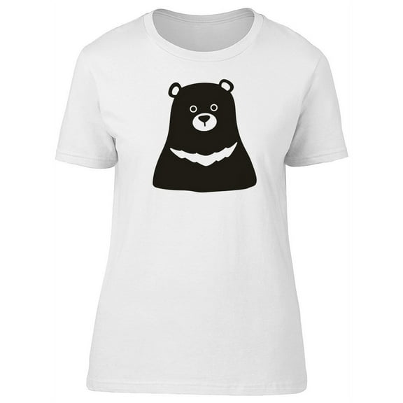 Cute Bear Cartoon T-Shirt Women -Image by Shutterstock, Female XX-Large