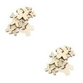 thumbnail image 1 of maskred DIY Wood Slices Handicraft Accessory Pendant Making Materials Craft Chips Type 1 2Set, 1 of 6