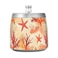 thumbnail image 7 of Yayeee Ashtray with Lid for Cigarette Smokeless Stainless Steel Home Ash Holder, Red Starfish, 7 of 7