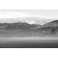 thumbnail image 2 of Deiter, Lori 14x11 White Modern Wood Framed Museum Art Print Titled - Foggy Morning Mountains, 2 of 4