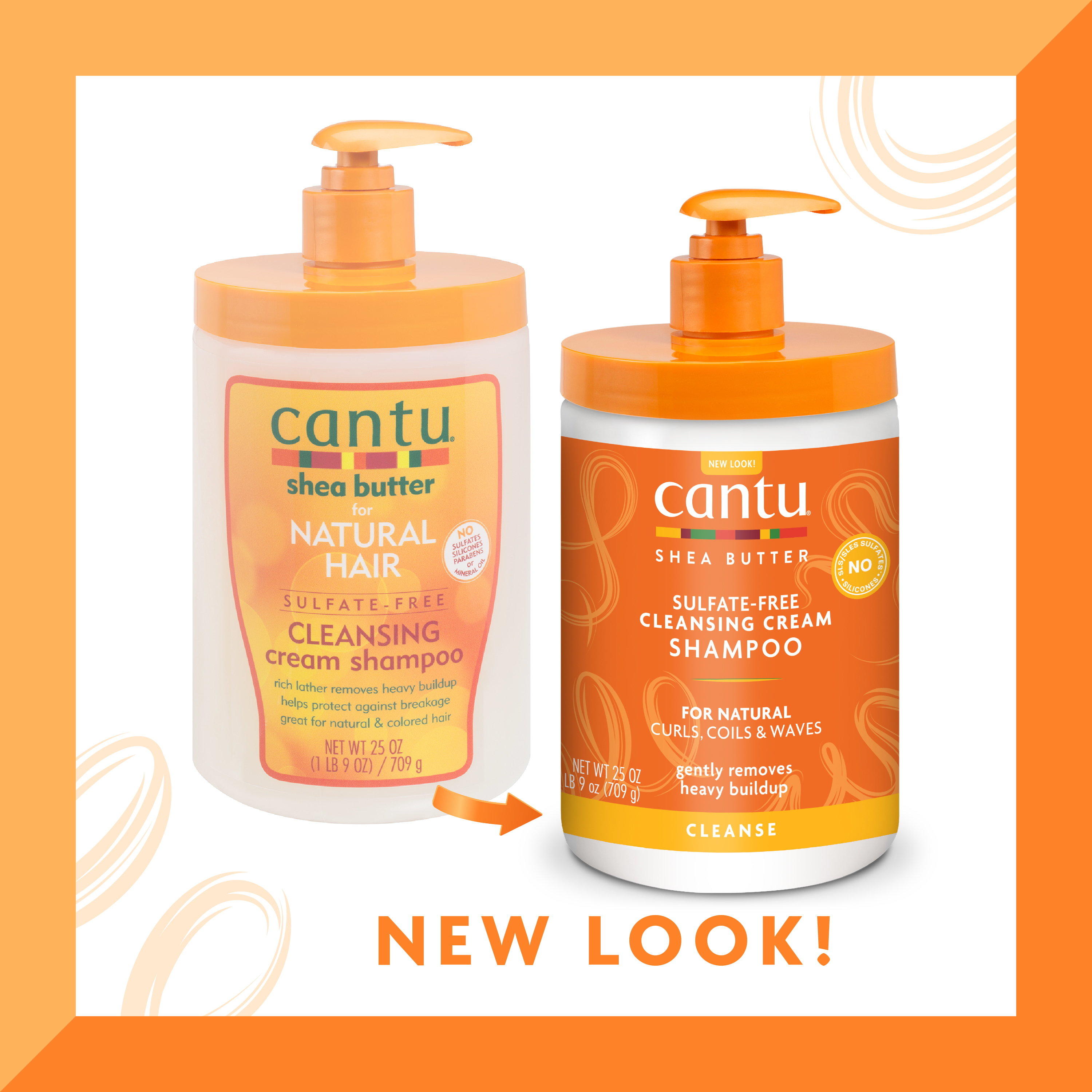 Cantu Sulfate-Free Cleansing Cream Shampoo for Natural Hair, Sulfate-Free with Shea Butter, 25 fl oz. - image 4 of 12