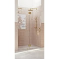 thumbnail image 2 of Halo 49 in. x 78 in. Glass Hinged Glass Shower Enclosure, 2 of 6
