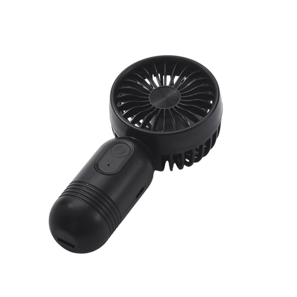 Mini ventilador Wosthever Dispositivo de refrigeración 3 velocidades Negro
