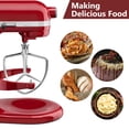 thumbnail image 3 of Batidor Plano LETOMS para Batidoras KitchenAid de 7QT con Elevación de Tazón, Accesorios de Paleta de Acero Inoxidable para KitchenAid, Apto para Lavavajillas, 3 of 7