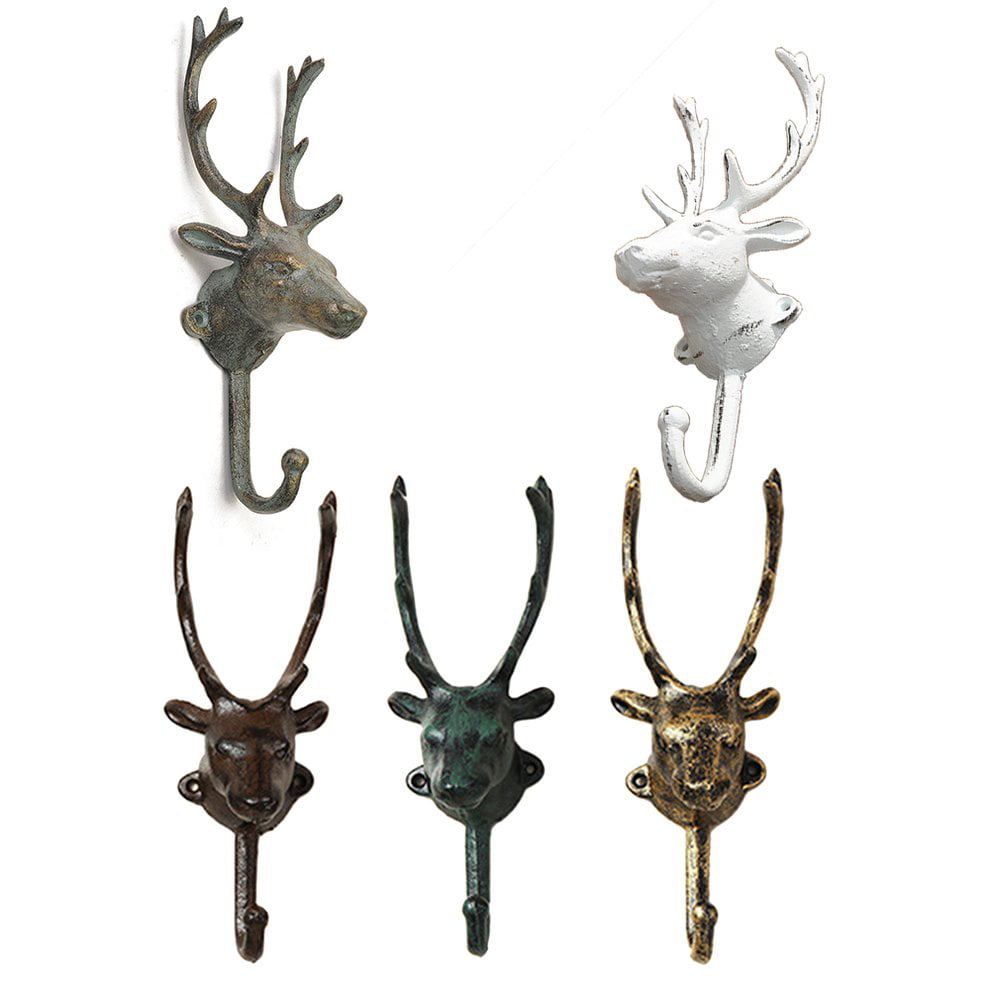 Cast Iron Deer Head Knob or Hook