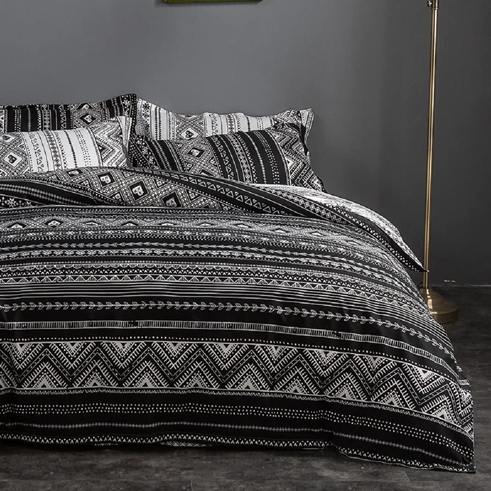 Queen Aztec Striped Comforter Cover 