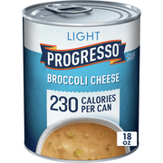 Progresso Light, Broccoli Cheese Canned Soup, Gluten Free, 18 oz.