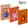 thumbnail image 1 of Libros falsos de moda para decoración de sala de estar, libros de diseño, adornos para mesa de centro, Club, habitación de Hotel, Villa, decoración de libros, 3 uds., 1 of 5