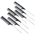thumbnail image 6 of Professional Hair Tail Comb Salon Cut Comb Styling Stainless Steel Spiked, 6 of 8