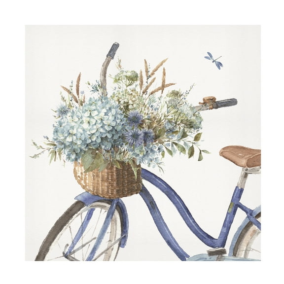 Lisa Audit 'Bohemian Blue 08 Square' Canvas Art