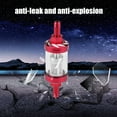 thumbnail image 5 of Metal Glass Inline Gas Oil Fuel Filter 8mm Thread Replacement for Motorcycle (Red), 5 of 5