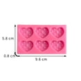 thumbnail image 6 of Ludlz 4Pcs/Set Silicone Cookie Mold Round Square Star Love Heart Shape Food Grade Easy Release Fondant Cake Chocolate Biscuit Candy Ice Cube Baking Mold Kitchen Supplies, 6 of 7