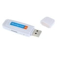 thumbnail image 4 of Graflsoa Enregistreur Vocal Compact USB avec Batterie Intégrée, Format MP3, Supporte Carte TF 1-32 Go (Carte Non Incluse), Options Blanc/noir, Design Léger et Portable, 4 of 4