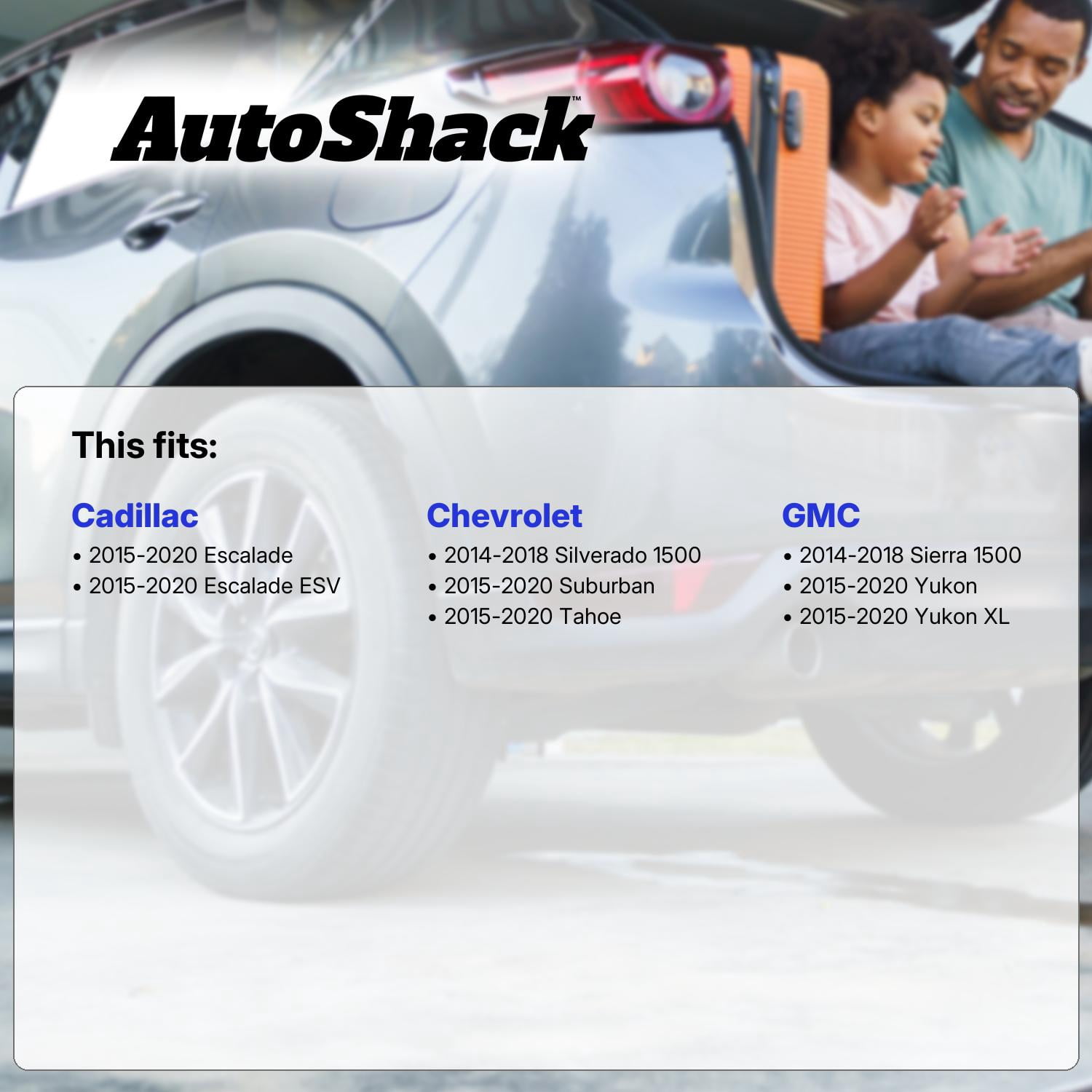 AutoShack Front CV Axle Shaft Wheel Hub Bearing Assembly for Chevrolet & GMC, Silverado 1500 2014-2018 Sierra 1500 2014-2018, 4WD V6 4.3L V8 5.3L 6.2L - Driver and Passenger Side - With ABS, 6-Lug