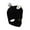 Black, variant on Soft Winter Knit Hat for Babies and Toddlers with Cozy Earflaps and Attached Scarf Hood Design for Maximum Warmth and Comfort During Cold Weather Adventures