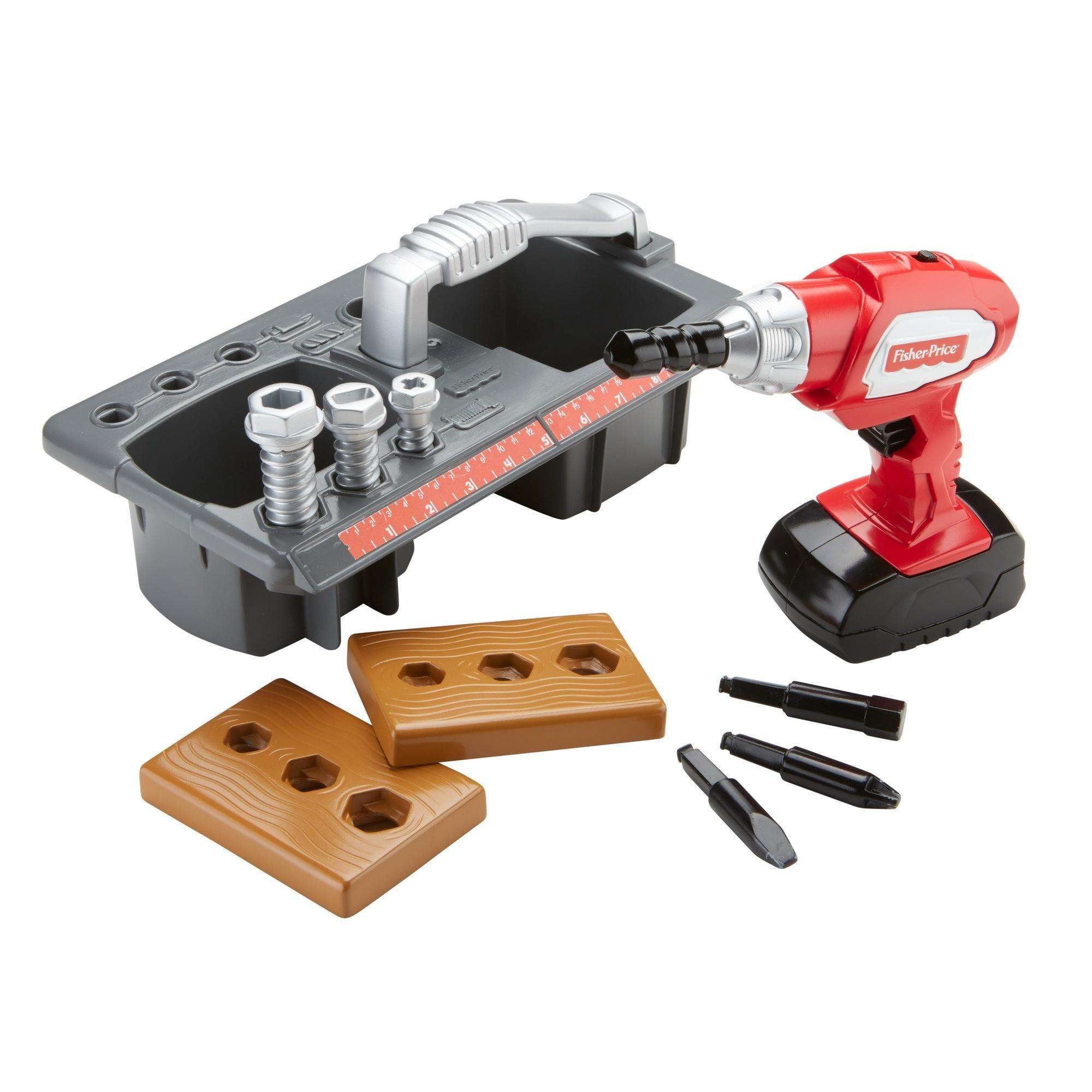 fisher price drillin action tool set
