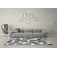 thumbnail image 3 of Ahgly Company Indoor Round Abstract Gray Modern Area Rugs, 5' Round, 3 of 4