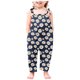 thumbnail image 1 of Odeerbi 2-13 Años Niñas de Verano Mono Margarita Impresión Camisola Romper Casual Transpirable Cómodo Monos Correa Bib Pantalones En General Traje de Juego, 1 of 4