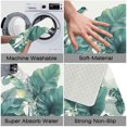 thumbnail image 3 of 1pc Tropical Birds on Leaves Absorbent Non-Slip Bathroom Thickened Flannel Rug Decor,Soft,Quick Drying,Suitable For Indoor/outdoor Use,Bathrooms,Bedrooms,Kitchens,Terrace,Laundry Rooms,16"x24", 3 of 9