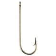 thumbnail image 3 of (2 pack) Eagle Claw Aberdeen Light Wire Non-Offset Fishing Hook, Gold, 3 of 6