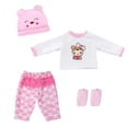 thumbnail image 5 of AmaMary 22-23 inch Pink Bear 4-Piece Cotton Doll Clothes Set with Pants, Socks, Hat & Top, Tea Party, Role-Playing, Birthday & Holiday Gift, Indoor/Outdoor Fun, 5 of 5
