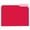 Red, variant on Universal UNV12301 1/3-Cut Assorted Tab Interior File Folders - Letter Size, Blue (100/Box)