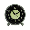 thumbnail image 1 of Wosthever Reloj de noche silencioso que brilla en la oscuridad, sin tictac, ideal para dormitorios y mesitas de noche. Decoración del hogar B, 1 of 6