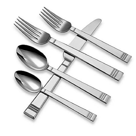 Lenox Butterfly Meadow 7 Piece - Lenox Tin Can Alley 18/10 Stainless 22 Piece Flatware Set (Service for Four)