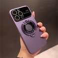 thumbnail image 1 of Funda Magnética De Metal iPhone 11 12 13 Pro Max 14 Plus Promax Con Lente De Protección De Cámara Soporte Giratorio De Lujo A Los Golpes Estuche Duro, 1 of 4