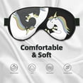 thumbnail image 3 of Disketp Unicorn in Yoga Print Sleep Mask-Eye Mask for Sleeping,Comfortable & Super Soft Eye Mask with Adjustable Strap,Travel Eye Mask, 3 of 7