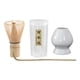 thumbnail image 5 of Juego de Matcha Japonés Soporte para Batidor de Matcha Batidor de Matcha para Ceremonia de Matcha Crack Blanco Mate, 5 of 9