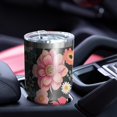 thumbnail image 4 of 30oz Multicolored Pioneer Flower Tumblers Stainless Steel Tumbler with Lid and Straw,Vacuum Insulated Double Wall Travel Tumbler Cups Mug with Cleaning Brush for Coffee,Tea, 4 of 7