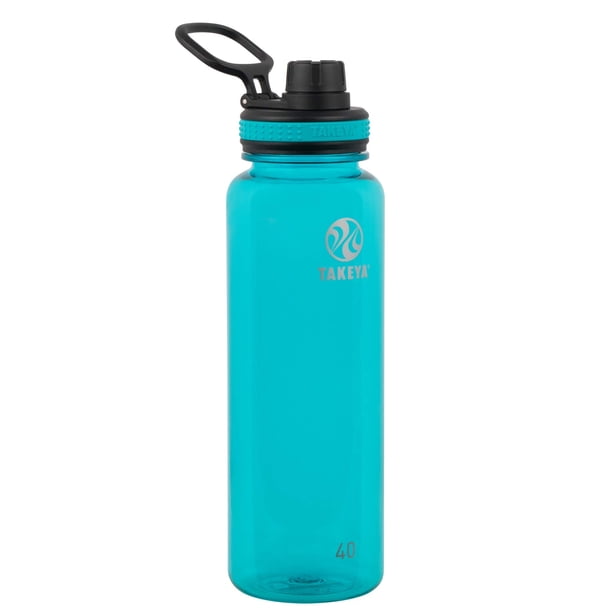 Botella de agua Takeya Tritan Sports con tapa con caño de 1,2 L Ocean