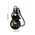 thumbnail image 3 of Gourd Shape Water Kettle, Portable Drinking Container With Adjustable Strap, for Outdoor Hiking and Commuting, Black, 3 of 6