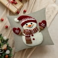 thumbnail image 4 of Holiday Decor Christmas New Christmas Pillow Cover Festival Decoration Sofa Decoration Linen Pillow C One Size, 4 of 6
